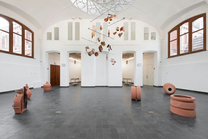 View of Hisae Ikenaga,&nbsp;Anatomies of Use, KIOSK, Ghent, Belgium, 2026. © Isabelle Arthuis.	