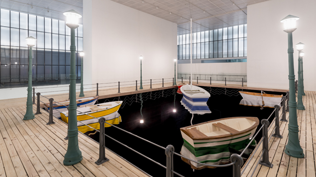 Leandro Erlich, Port of Reflections, 2014. Mixed media.