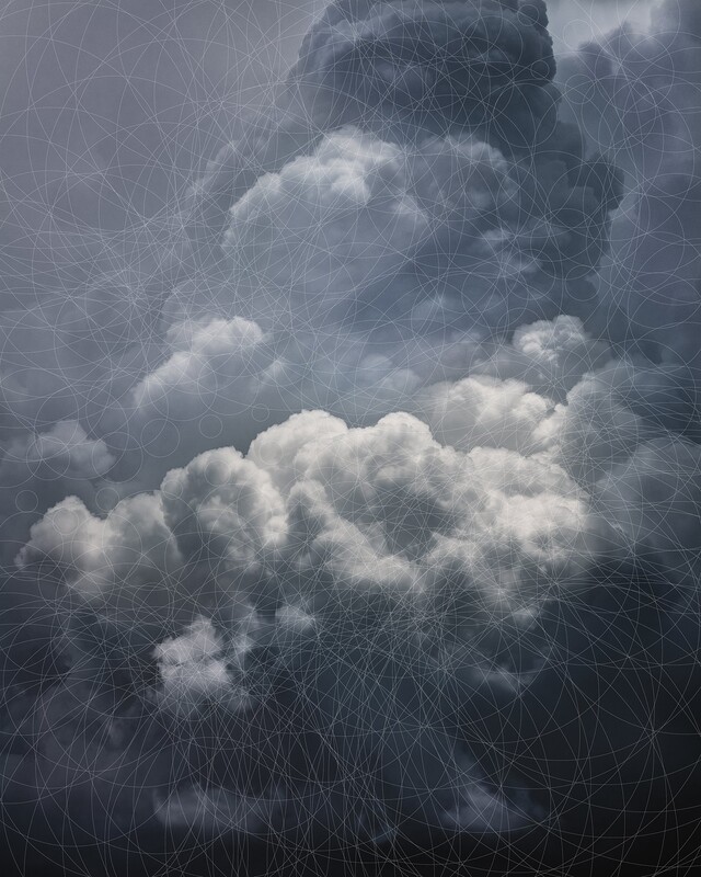 Trevor Paglen, CLOUD # 865 Hough Circle Transform, 2019. Avec l'aimable autorisation de l'artiste et de la Pace Gallery