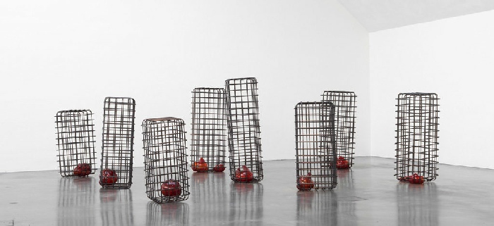 Mona Hatoum, Cellules, 2012-13. Photo: Finnish National Gallery / Pirje MykkÃnen