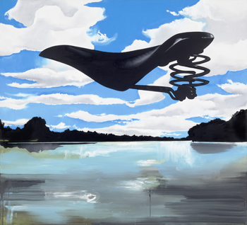 Wilhelm Sasnal, Untitled, 2013. Oil on canvas, 200 x 200 cm. © Wilhelm Sasnal. Courtesy Sadie Coles HQ, London.