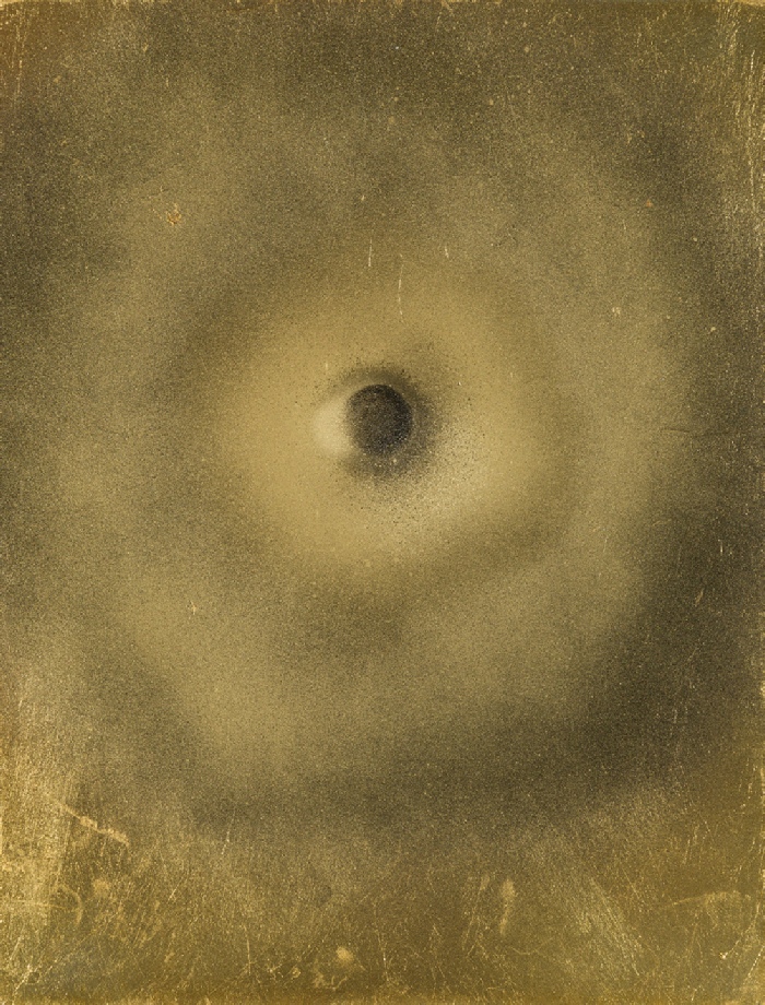 Gino De Dominicis, Senza titolo (Autoritratto), 1995. Mixed media on Masonite, 37 x 28.5 cm. Museo d’arte della Svizzera italiana, Lugano. Deposit from a private collection. Photo: Alexandre Zveiger. Courtesy Archivio Gino De Dominicis, Foligno and Paola De Dominicis.