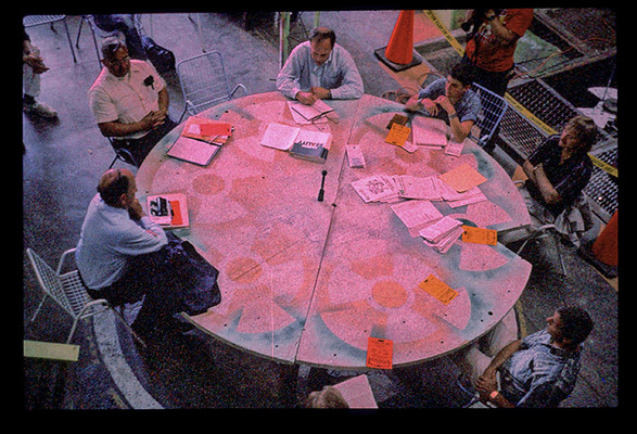 James Acord, Round table, Hanford, USA, 1999.