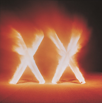 Chris Burden, Dos Equis, 1972. Laguna Beach, California: October 16, 1972. Photo: Barbara Burden