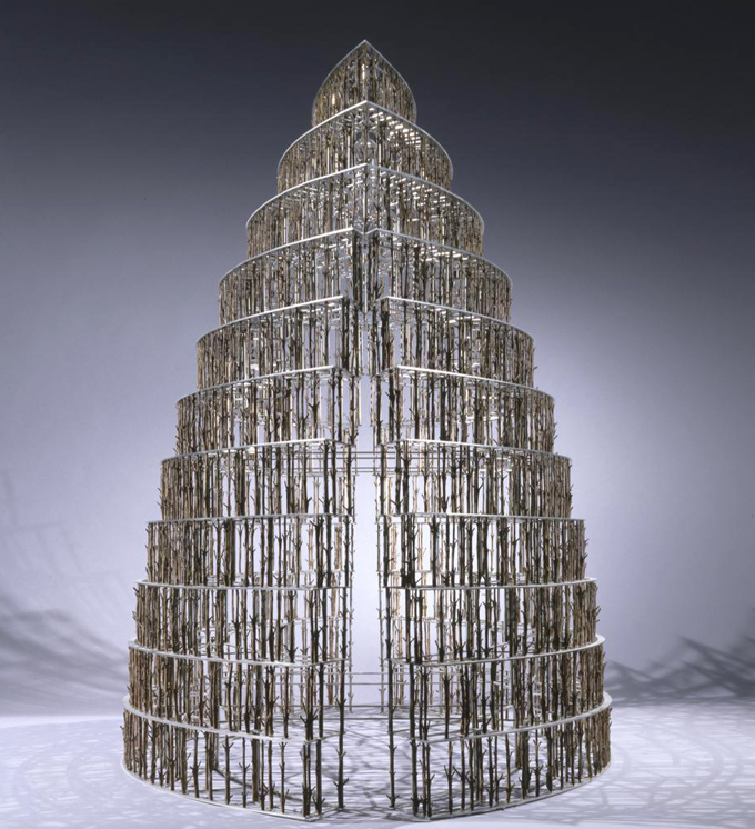 Patrick Berger, "Pavillon des Oiseaux", maquette, 2004. Projet de Patrick Berger Architecte (assistant : Edouard Ropars). Maquette : Thierry Martin and Michel Delarasse, 2002. Photographie : Gaston F. Bergeret & Cécile Septet.