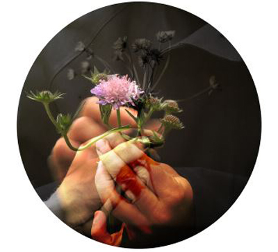 Sirah Foighel Brutmann & Eitan Efrat,  Meeting a Flower Halfway  (video still), 2021. HD-Video, circular frame, 14:20 minutes, Loop. Courtesy Sirah Foighel Brutmann & Eitan Efrat. © Sirah Foighel Brutmann & Eitan Efrat.