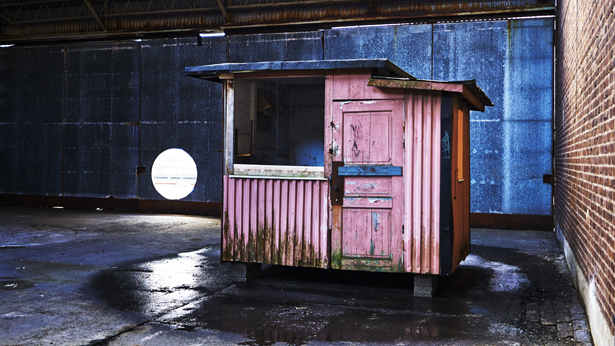 Simon Starling, Loft Lift, 2013. Dovecote made of recycled materials. © Simon Starling. Photo: Charlotte T Strömwall.