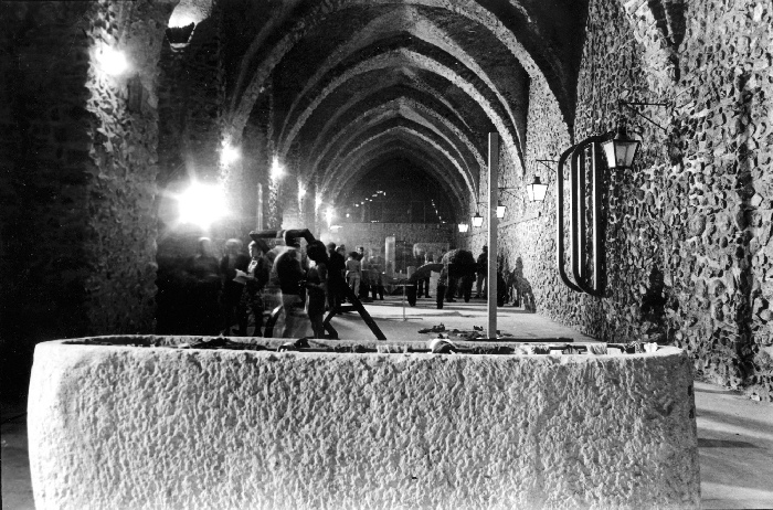 Exhibition view of Arte Povera + Azioni Povere (Ra3-terza Rassegna di Pittura internazionale di Amalfi) curated by Germano Celant. Antichi Arsenali della Repubblica di Amalfi, Amalfi, October 4–6, 1968. Photo: Bruno Manconi. Courtesy the archive of Lia Rumma.