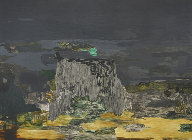 Andreas Eriksson, Västerplana storäng I, 2013. Oil on canvas, 299 x 404 cm. Photo: Stephen White. Courtesy the artist and Stephen Friedman Gallery, London.