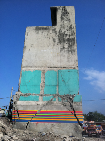 Fungus Collective, Bermuda at 2nd Ghetto Biennale. Photo: Melitza Jean.