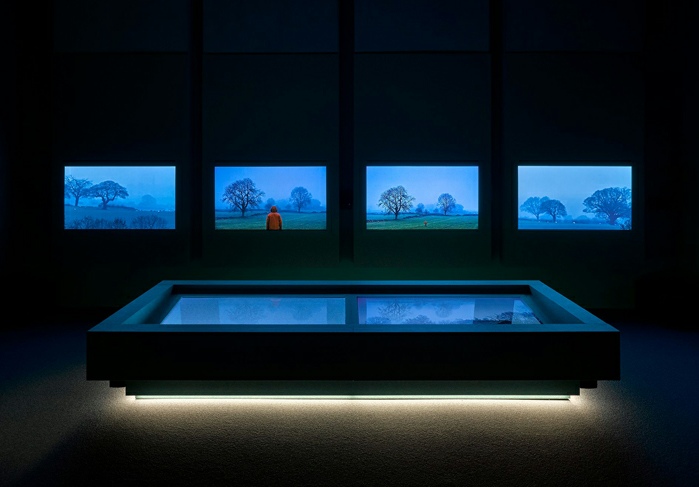 John Akomfrah, Canto VII, Listening All Night To The Rain, British Pavilion 2024. Image: Jack Hems.	