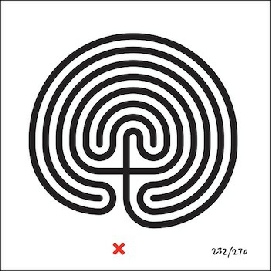 Mark Wallinger, Labyrinth (detail), 2013.Commissioned by Art on the Underground / LUL.© the artist. Courtesy Anthony Reynolds Gallery, London.
