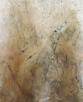 Ane Graff, The Blow (detail), 2012. Peinture à l’huile sur marbre, bois; dimensions variables. Photo: Roderick Hietbrinck. Courtesy Ane Graff and STANDARD.