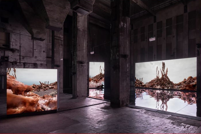 Jakob Kudsk Steensen, 'Berl-Berl', Halle am Berghain, 2021. © Timo Ohler 