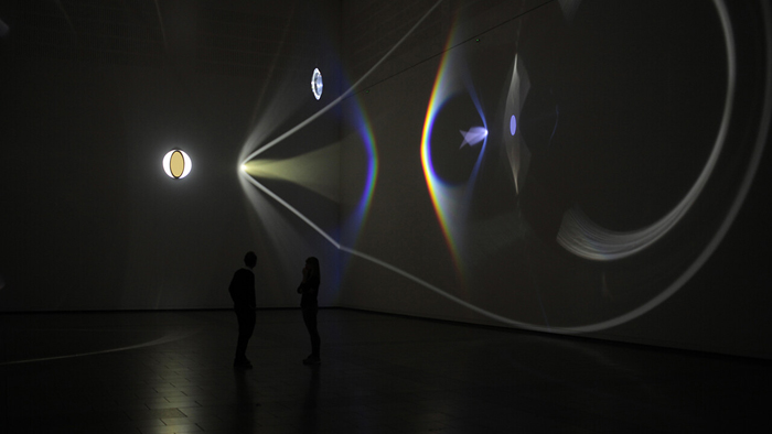 Olafur Eliasson, Your circadian embrace, 2023. Courtesy of the artist, neugerriemschneider, Berlin; Tanya Bonakdar Gallery, New York/Los Angeles. Photo: Christian Uchtmann/Studio Olafur Eliasson. 