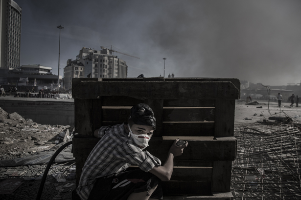 Barbaros Kayan, Occupy Taksim, 2013. Photograph