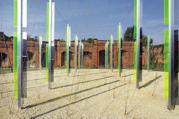 Jyll Bradley, Green/Light (for M.R), 2014. Mixed media. Courtesy Thierry Bal.